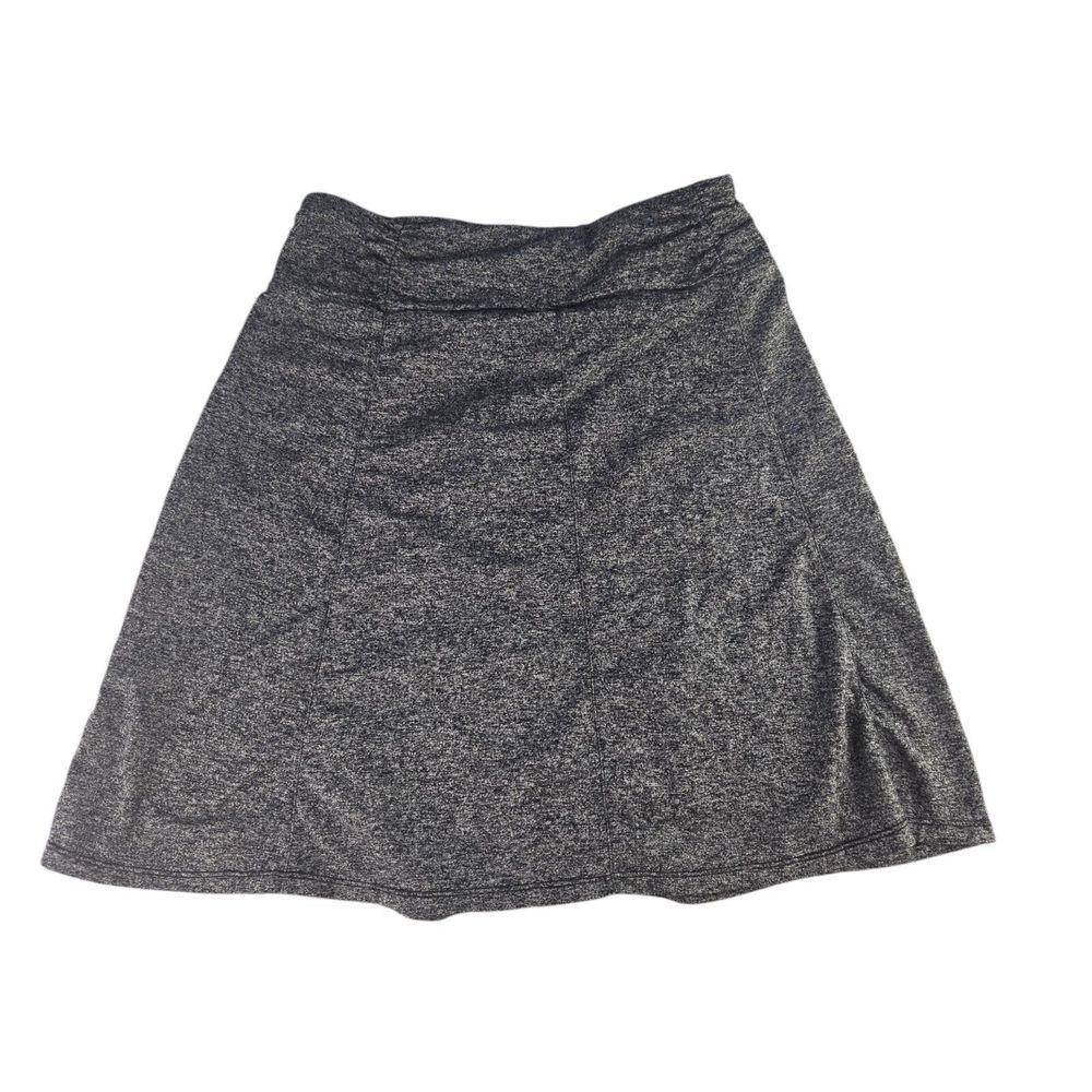 Athleta 7211829-02 Women XS Extra Small Heathered Gray Stretch Knee Length Skirt